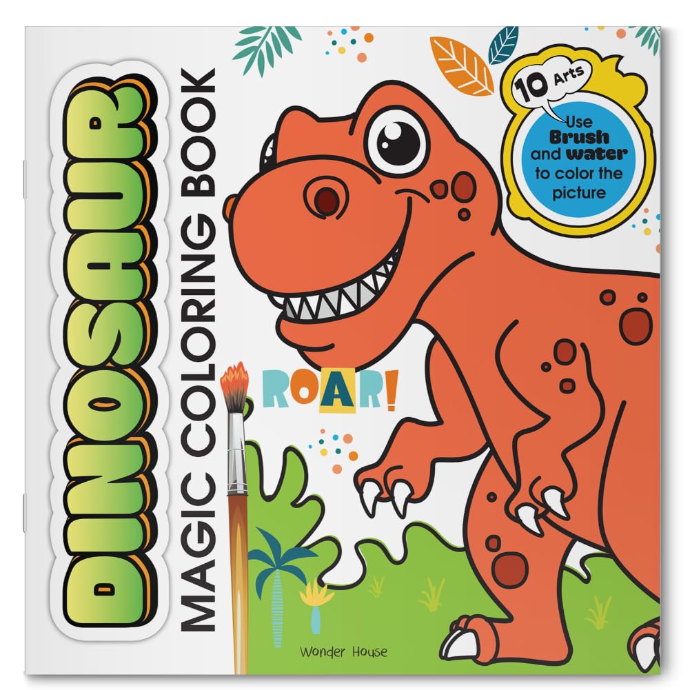 Dinosaur Magic Coloring Book