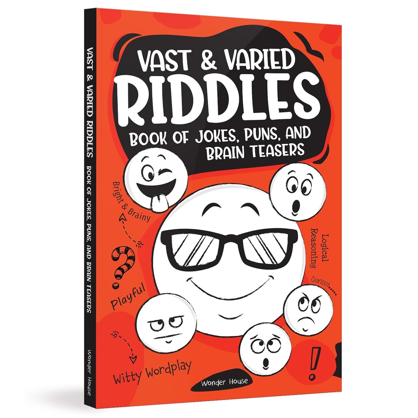 VAST AND VARIED RIDDLES BOOK OF JOKES, PUNS, AND BRAIN TEASERS