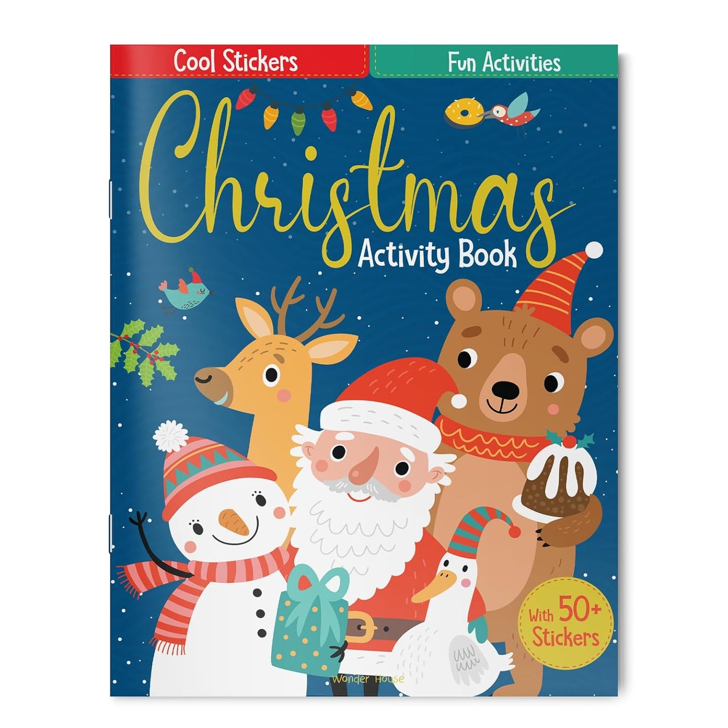 Festive Fun Christmas Activity Book with Stickers