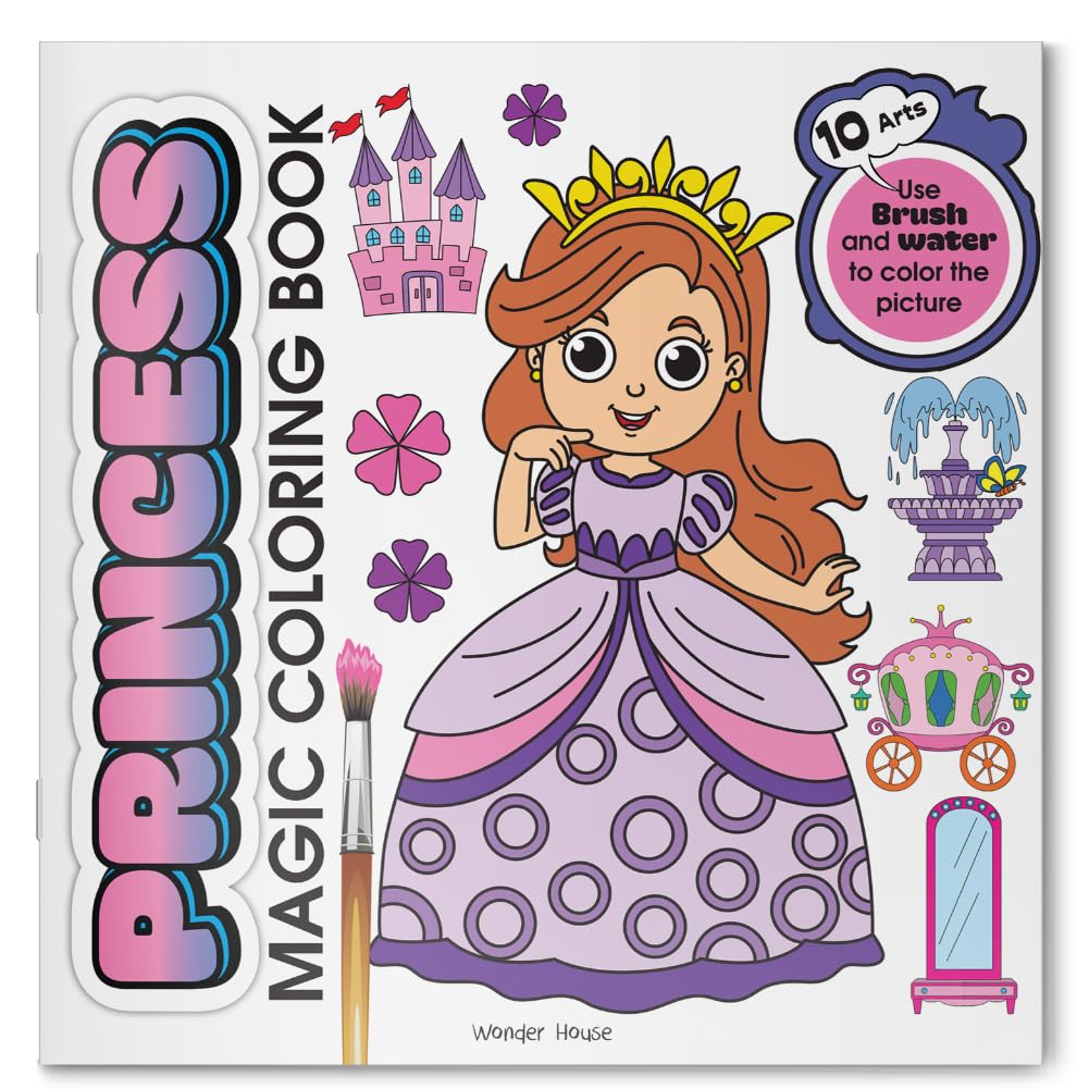 Princess Magic Coloring Book
