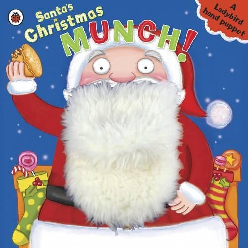 (Board Book) Santa's Christmas Munch: A Ladybird Hand Puppet Book (Board book)
