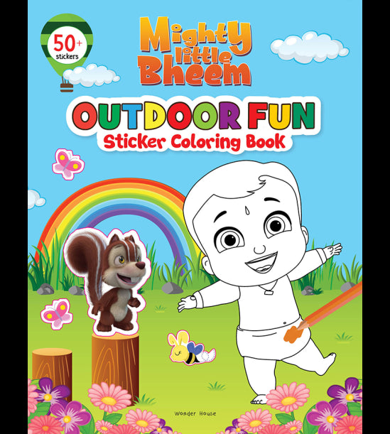 Mighty Little Bheem - Outdoor Fun : Sticker And Coloring Fun Activity Book
