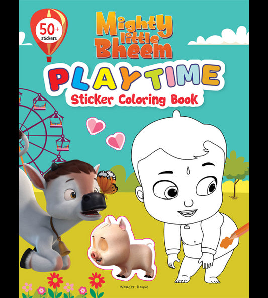Mighty Little Bheem - Playtime : Sticker And Coloring Fun Activity Book