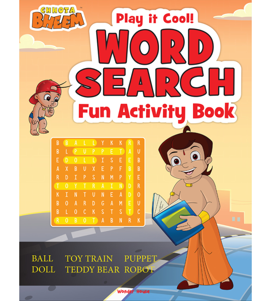 Chhota Bheem - Play It Cool! Word Search : Fun Activity Book