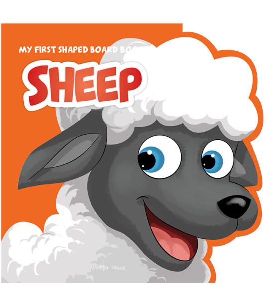 My First Shaped Board Book - Elephant, Die-Cut Animals, Picture Book for Children