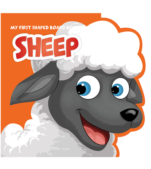 My First Shaped Board Book - Elephant, Die-Cut Animals, Picture Book for Children