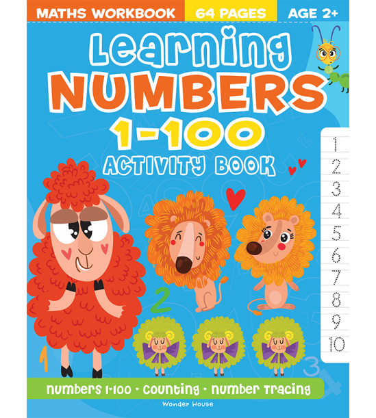 Learning Numbers 1-100 Activity Book: Fun Early Learning and Interactive Book for Children