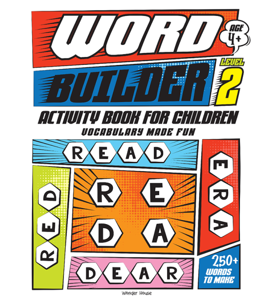 Word Builder Activity Book For Children - Make Meaningful Words With The Given Letters - Level 2
