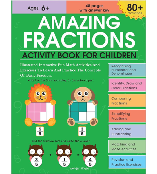 Amazing Fractions : Activity Book for Children