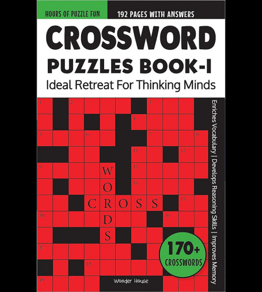 Crossword Puzzles Book 1 : Ideal Retreat For Thinking Minds