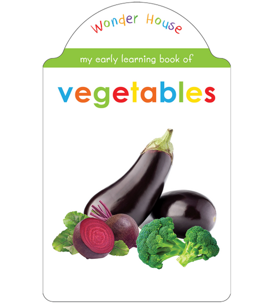 My Early Learning Book of Vegetables: Attractive Shape Board Books For Kids