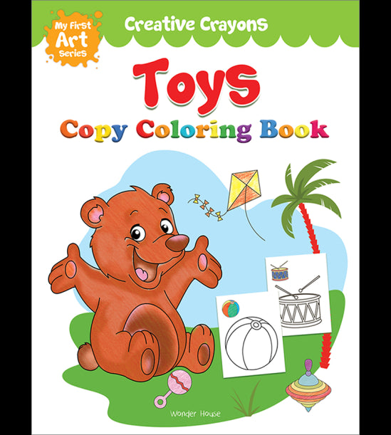 Colouring Book of Toys: Creative Crayons Series - Crayon Copy Colour Books