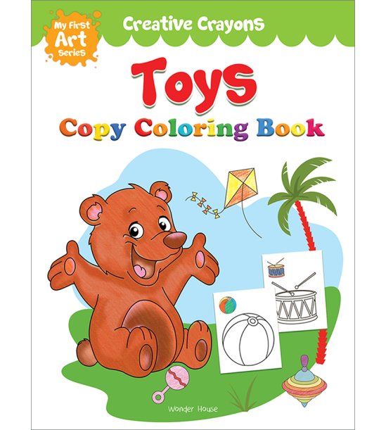 Colouring Book of Toys: Creative Crayons Series - Crayon Copy Colour Books