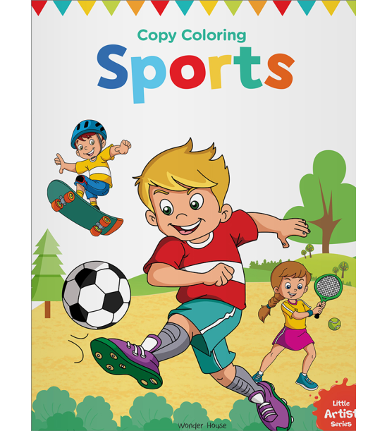 Little Artist Series Sports: Copy Colour Books