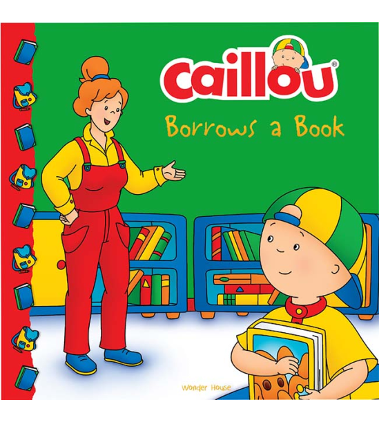 Caillou-Borrows a Book
