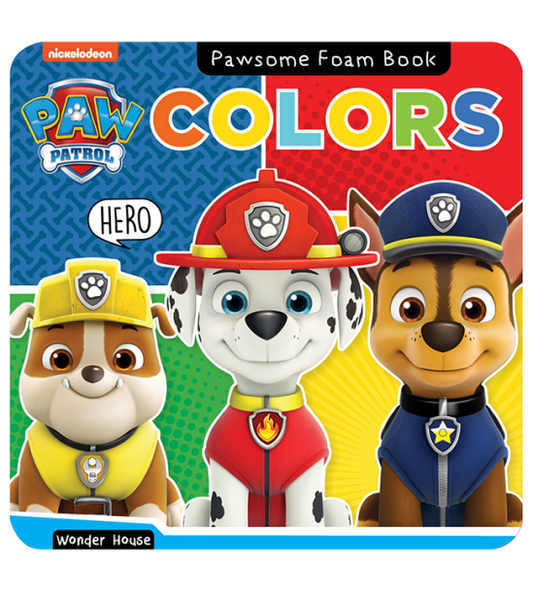 Pawsome Foam Books - Colors : Paw Patrol