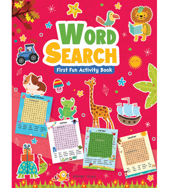 Word Search : First Fun Activity Books For Kids