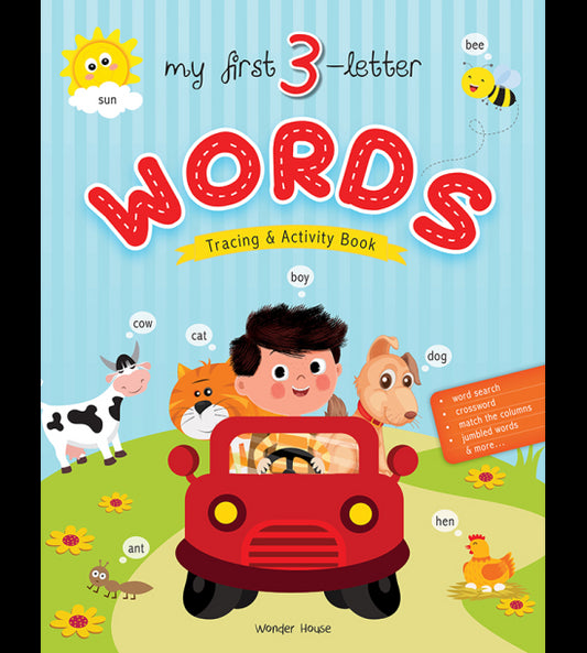 My First 3 Letter Words : Tracing And Activity Book