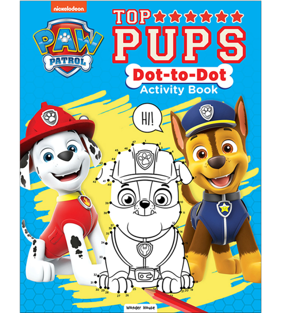 Paw Patrol Top Pups Dot to Dot Activity book