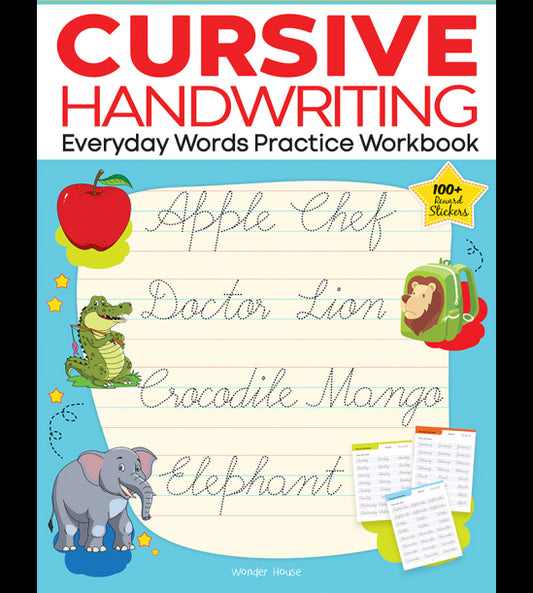 Cursive Handwriting - Everyday Words: Practice Workbook For Children