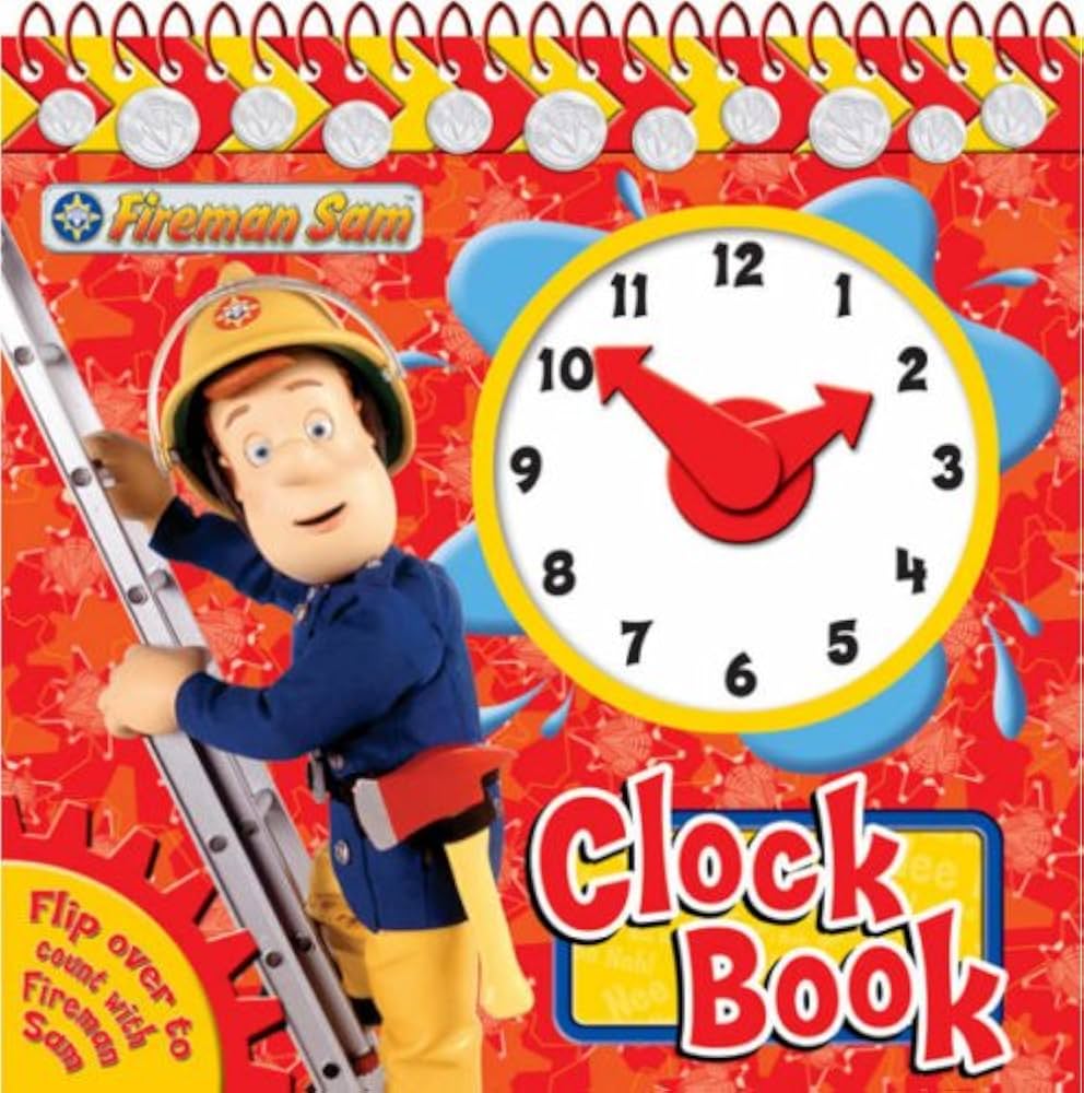 Fireman Sam Clock Book