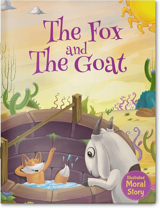 Illustrated Moral Story: The Fox and The Goat
