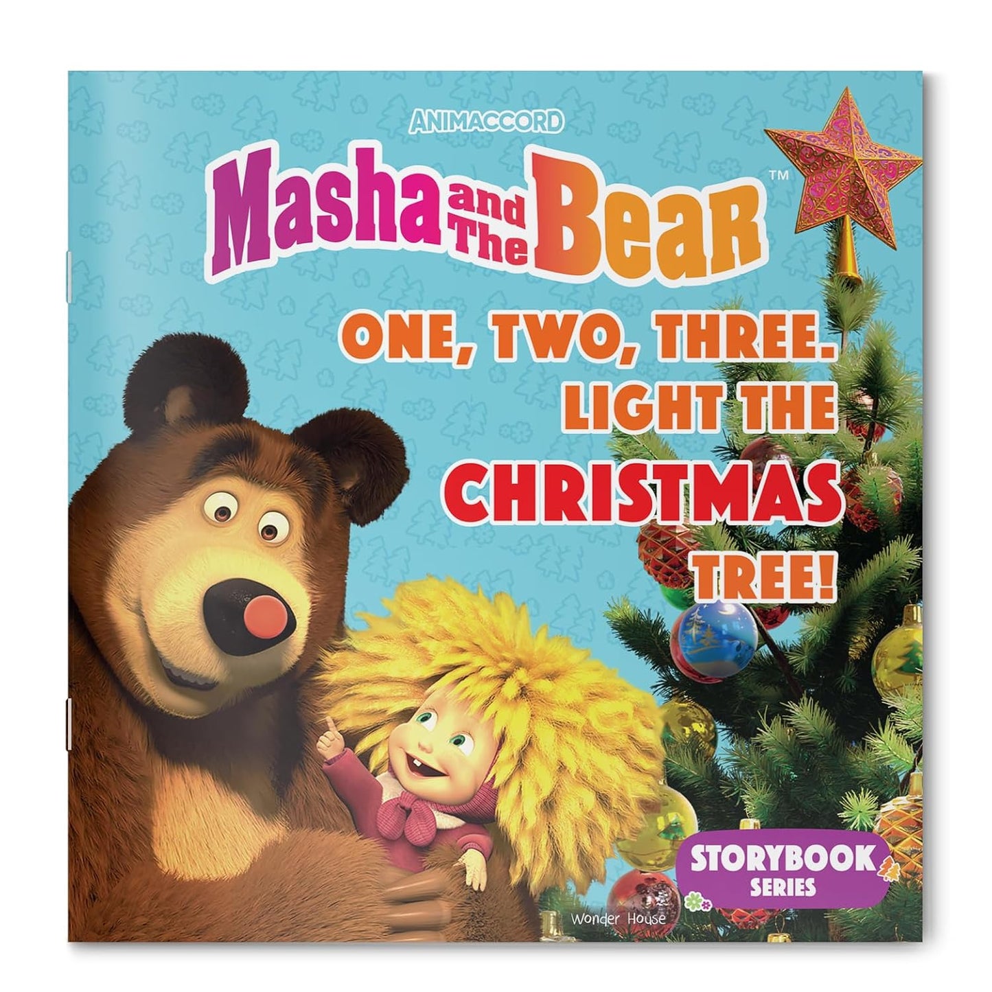 Masha and the Bear: One, Two, Three. Light the Christmas Tree (Story Book)