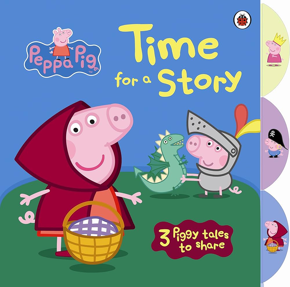 Peppa Pig: Time for a Story with Peppa Pig Tabbed Board Book 