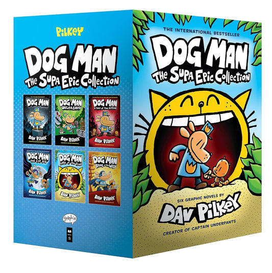 Dog Man: The Supa Epic Collection: From the Creator of Captain Underpants (Dog Man #1-6 Box Set)