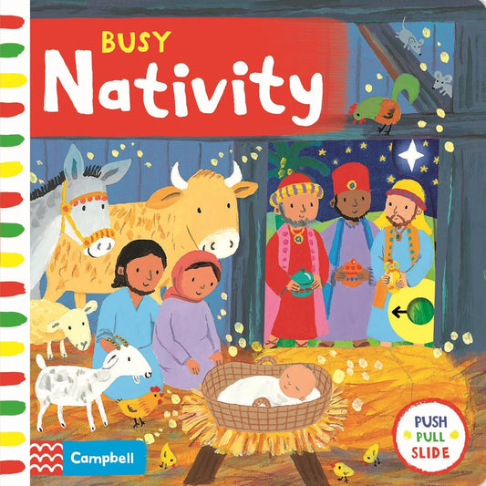 (Board Book) Busy Nativity