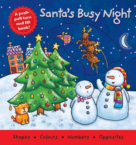 (Board Book) Santa's Busy Night (Board Book Deluxe 2) - Hardcover