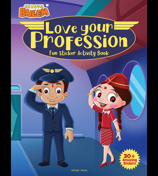 Chhota Bheem - Love Your Profession : Fun Sticker Activity Book