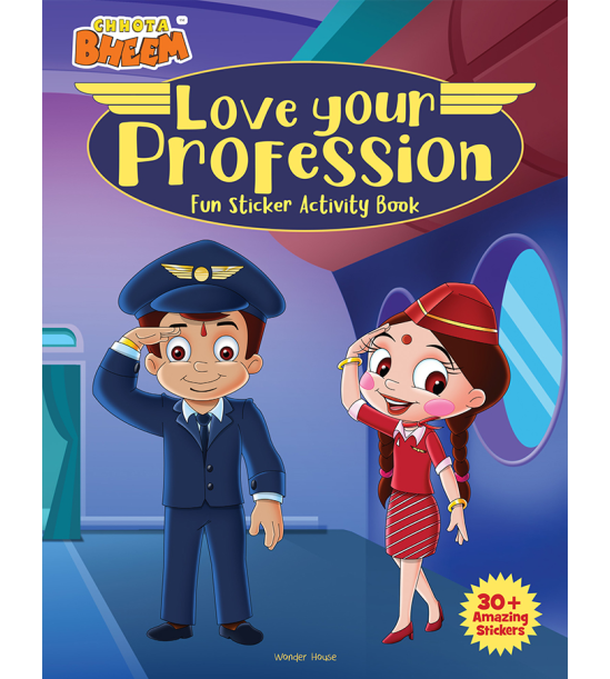 Chhota Bheem - Love Your Profession : Fun Sticker Activity Book