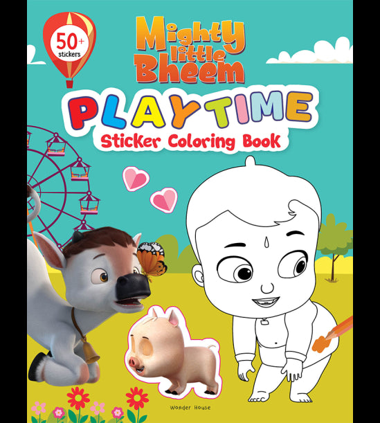 Mighty Little Bheem - Playtime : Sticker And Coloring Fun Activity Book