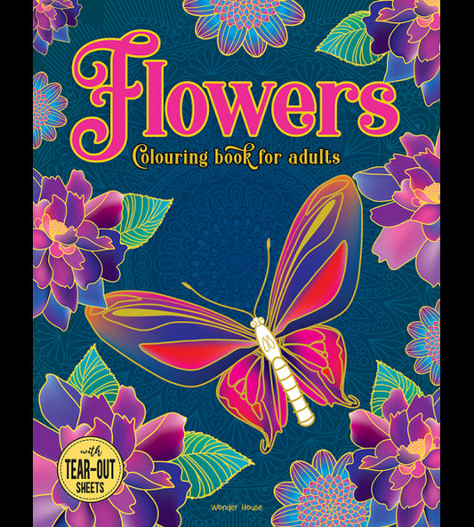 Flowers Coloring Book for adults