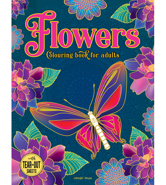 Flowers Coloring Book for adults