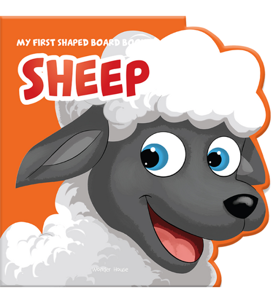 My First Shaped Board Book: Illustrated Sheep - Animal Picture Book for Kids Age 2+ Board book