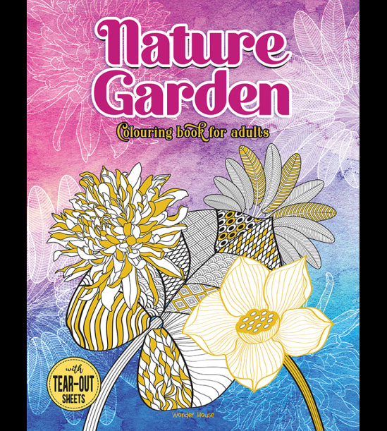 Nature Garden Coloring Book for Adults