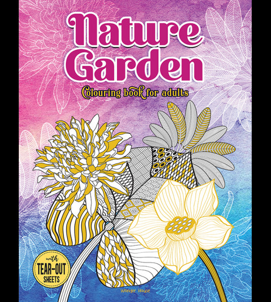 Nature Garden Coloring Book for Adults