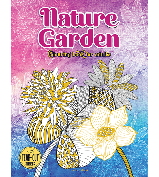 Nature Garden Coloring Book for Adults