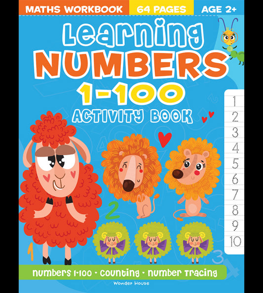 Learning Numbers 1-100 Activity Book: Fun Early Learning and Interactive Book for Children