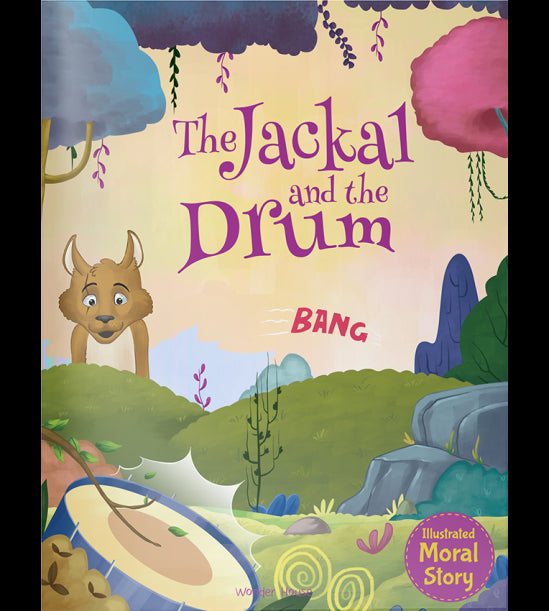 Illustrated Moral Story: The Jackal and the Drum