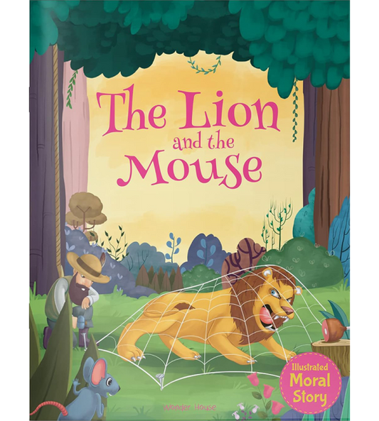 Illustrated Moral Story: The Lion and the Mouse