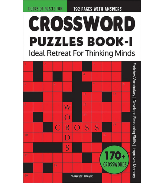 Crossword Puzzles Book 1 : Ideal Retreat For Thinking Minds