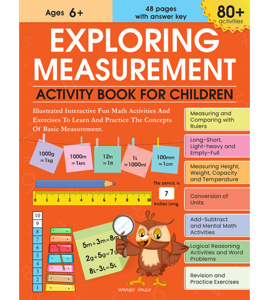 Exploring Measurement Activity Book For Children