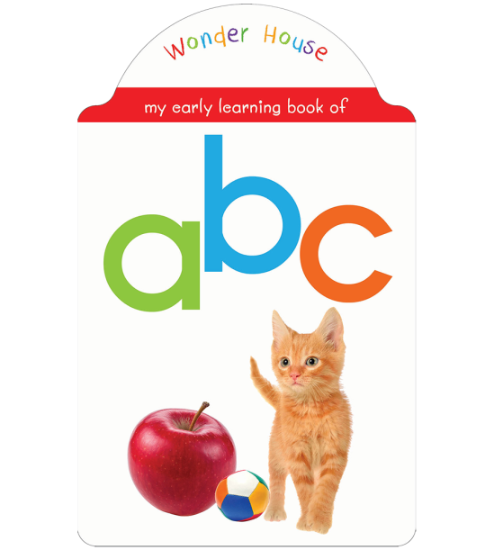 My Early Learning Book of ABC: Attractive Shape Board Books For Kids