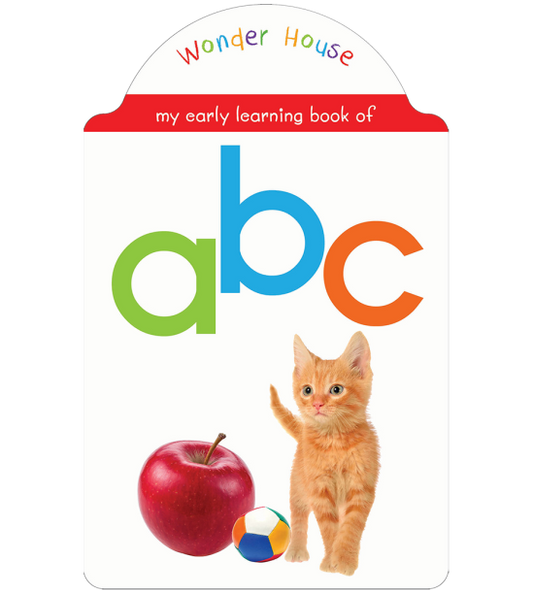My Early Learning Book of ABC: Attractive Shape Board Books For Kids