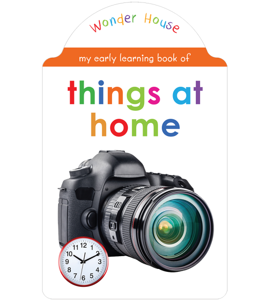 My early learning book of Things At Home: Attractive Shape Board Books For Kids