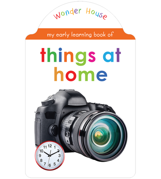 My early learning book of Things At Home: Attractive Shape Board Books For Kids
