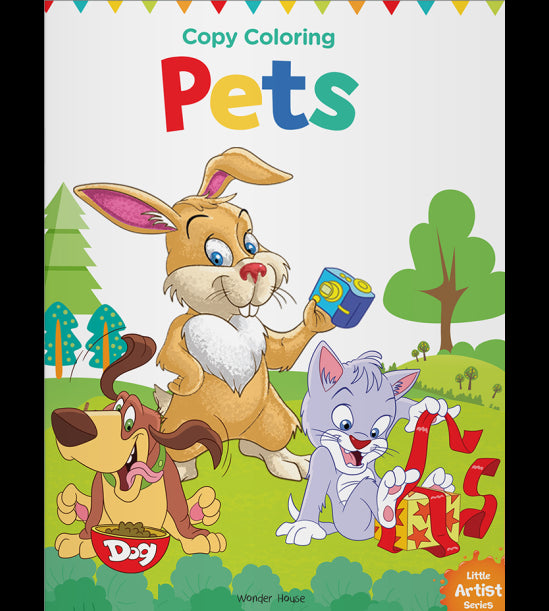 Little Artist Series Pets: Copy Colour Books